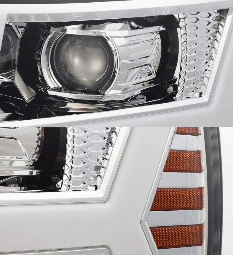 Chevrolet Silverado PRO-Series Halogen Projector Headlights 2007-2013